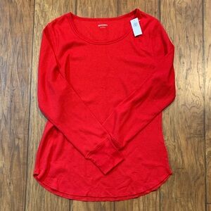 Old Navy Women's Scarlet Long Sleeve Blouse